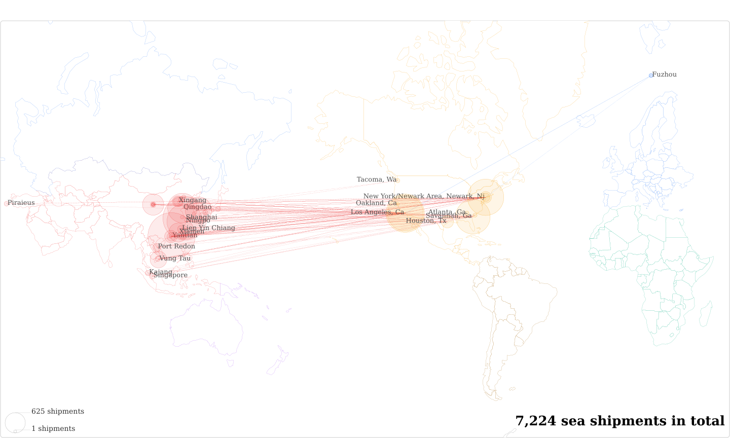 Nixxon Digital Marketing's Imports Per Country Map